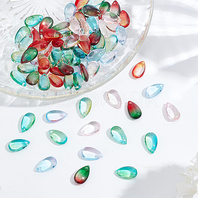 Transparent Czech Glass Beads GLAA-WR0001-03B-1