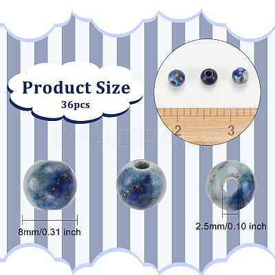 Natural Lapis Lazuli Beads G-OC0003-81B-1