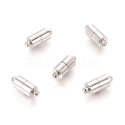 Brass Magnetic Clasps with Loops X-MC027-NF-1