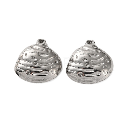 304 Stainless Steel Pendants STAS-A124-18A-P-1