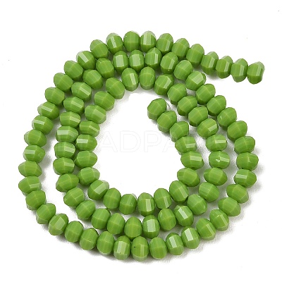 Opaque Glass Beads Strands GLAA-G125-01C-04-1