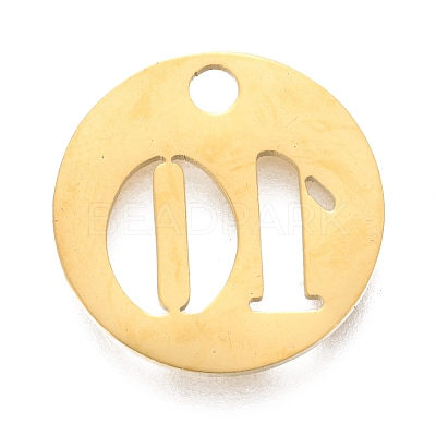 304 Stainless Steel Pendants STAS-F233-10-G-1