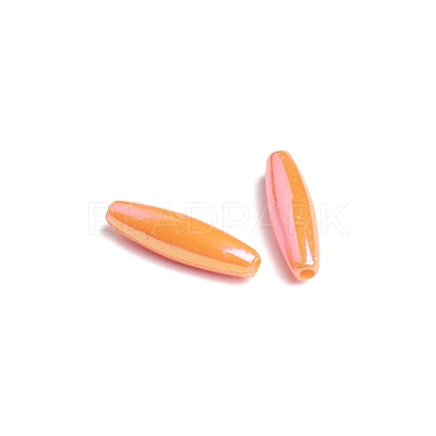 Spagetti Beads Plating Acrylic Beads PL9027-1