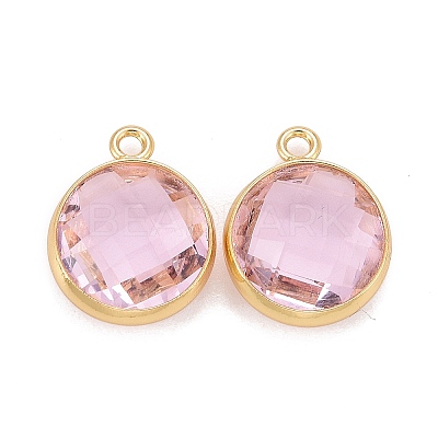 Glass Charms KK-C228-02G-06-2-1