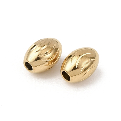 Textured 304 Stainless Steel Beads STAS-I358-11G-01-1