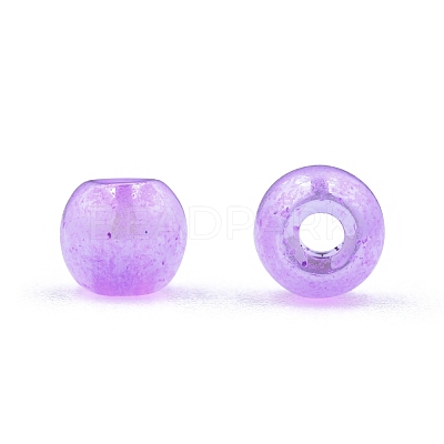 6/0 Imitation Jade Glass Seed Beads SEED-N004-006-03-1
