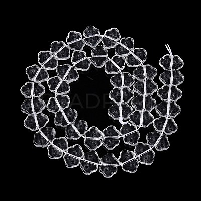 Transparent Glass Beads Strands GLAA-N001-60-1