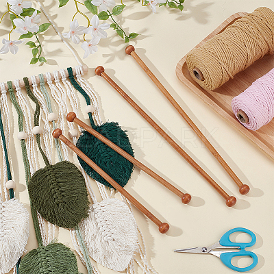 Bamboo Hanging Rod for Weaving Accessories FIND-WH0816-015-1