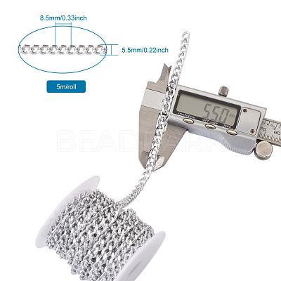 Aluminium Curb Chains X-CHA-T001-19S-1