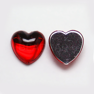 Taiwan Acrylic Rhinestone Cabochons X-ACRT-M006-12x12mm-28-1