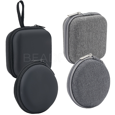 4Pcs 4 Styles Nylon Organizer Storage Zipper Bags FIND-GF0007-74-1