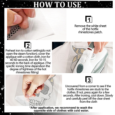 Glass Hotfix Rhinestone DIY-WH0303-810-1