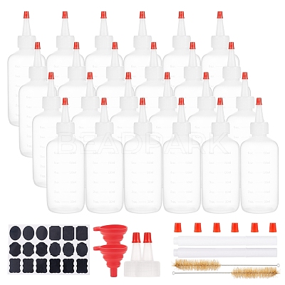 Plastic Graduated Squeeze Bottles AJEW-BC0001-02B-1