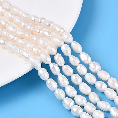 Natural Cultured Freshwater Pearl Beads Strands PEAR-N014-06I-01-1