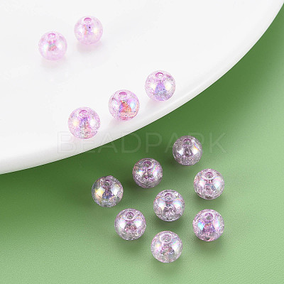 Transparent Crackle Acrylic Beads LS-MACR-S373-66-L01-1