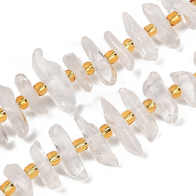 Natural Quartz Crystal Beads Strands G-F800-E07-1