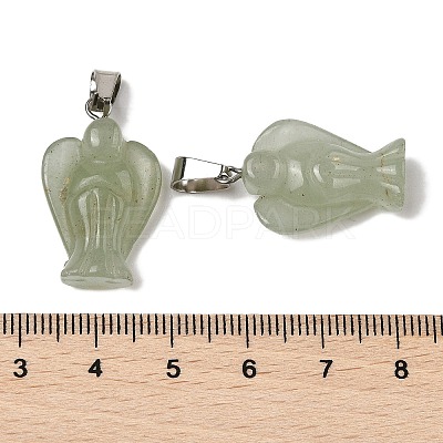 Natural Green Aventurine Pendants G-B127-10P-13-1