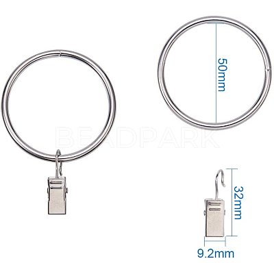 Iron Heavy Duty Curtain Clips IFIN-PH0006-03A-1