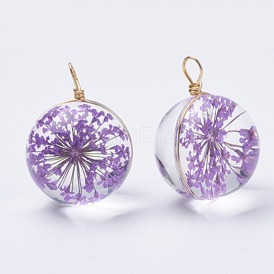 Glass Pendants X-GLAA-Q070-002B-05-1