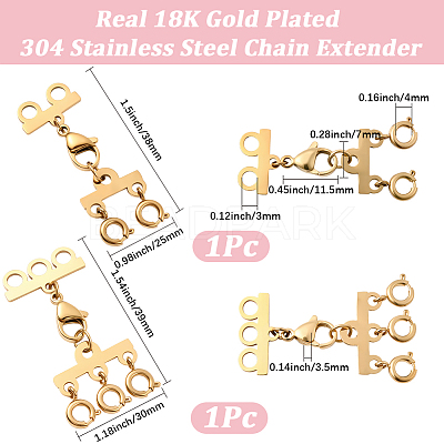 304 Stainless Steel Chain Extender STAS-BBC0008-19A-G-1