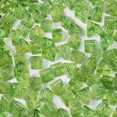 Picasso Transparent Glass Beads SEED-Q039-02P-1