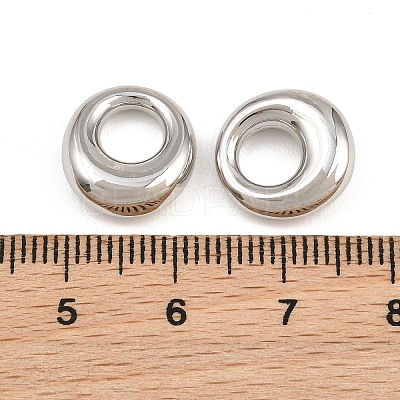 Brass European Beads KK-CBA78C7-33C-P-1