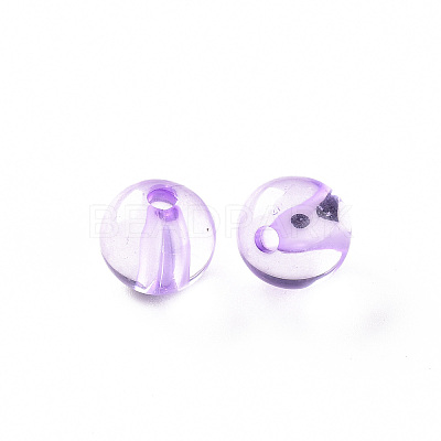 Transparent Acrylic Beads MACR-S370-A10mm-746-1