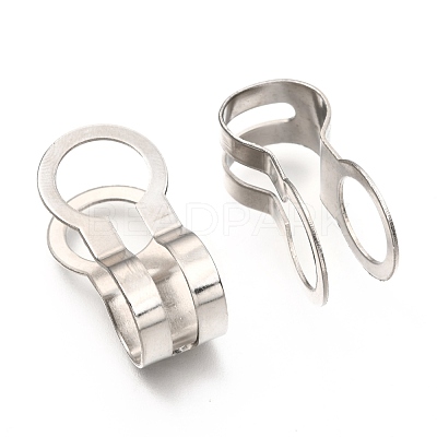 Non-Tarnish 304 Stainless Steel Ball Chain Connectors STAS-R089-08B-P-1