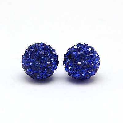 Polymer Clay Rhinestone Beads X-RB-A053-4mm-05-1