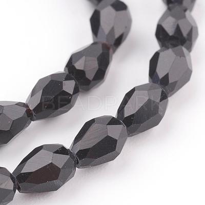 Glass Beads Strands GLAA-R024-6x4mm-13-1