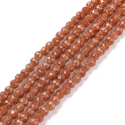 Synthetic Goldstone Beads Strands G-E591-06A-1