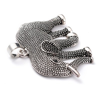 Enamel Style Alloy Big Pendants PALLOY-P229-01AS-1
