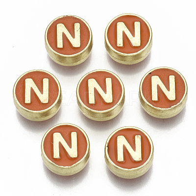Alloy Enamel Beads LS-X-ENAM-S122-028N-NR-1