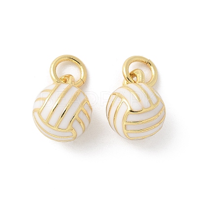 Brass Enamel Pendants X-KK-P294-38G-02-1
