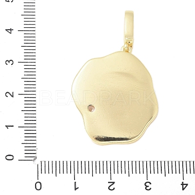 Brass Enamel Pendants KK-F886-03G-04-1