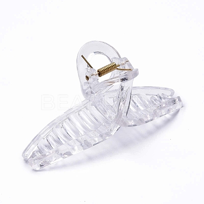 Transparent Plastic Large Claw Hair Clips PHAR-F016-09-1