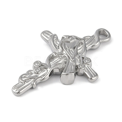 Non-Tarnish 304 Stainless Steel Pendants STAS-Q328-01P-05-1