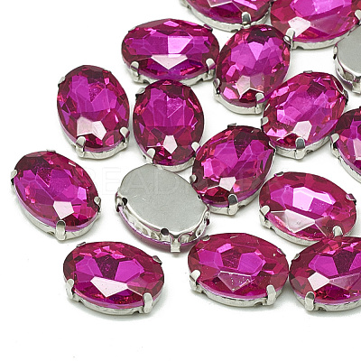 Sew on Rhinestone RGLA-T091-10x14mm-09P-1