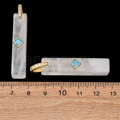 Natural Quartz Crystal Pendants GG-CBA51ED-01G-06-1