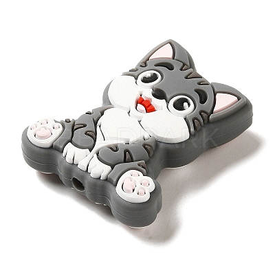 Cat Silicone Focal Beads SIL-B069-01H-1