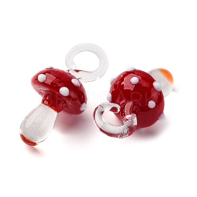 Handmade Lampwork Pendants LAMP-M02-01-04-1