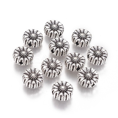 Tibetan Style Alloy Flower Beads LS-TIBEP-GC190-AS-NR-1