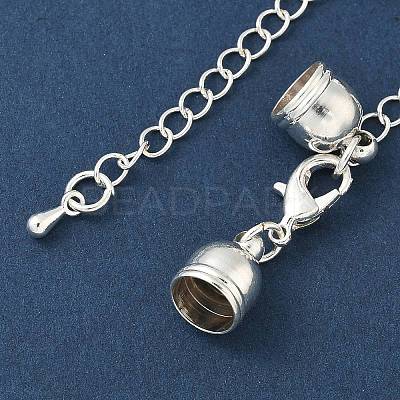 Brass Chain Extender KK-K001-4mm-S-1