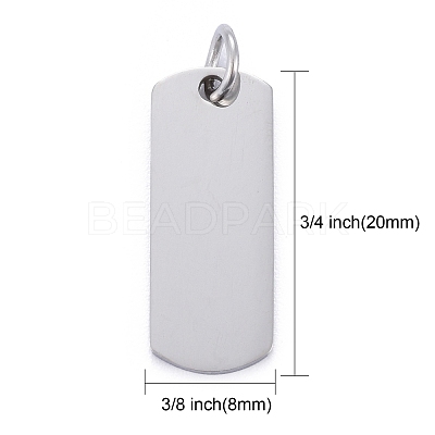Tarnish Resistant 201 Stainless Steel Pendants STAS-S105-T632-1-1