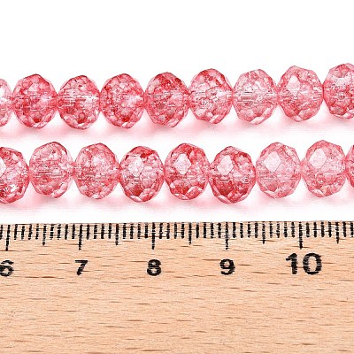 Transparent Glass Beads Strands GLAA-T023-6mm-A13-1