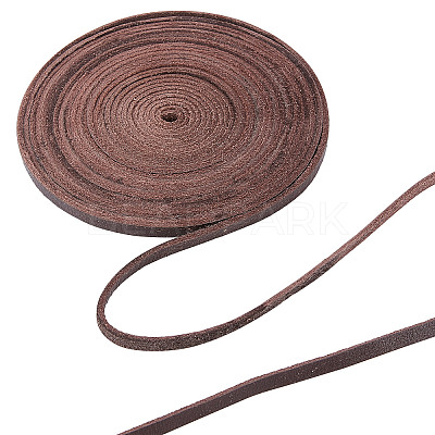 Flat Leather Jewelry Cord WL-GF0001-07B-02-1