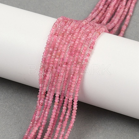 Natural Pink Tourmaline Beads Strands G-P553-F05-01-1