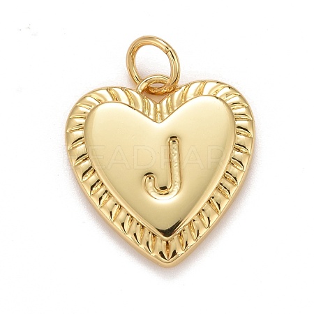 Rack Plating Real 18K Gold Plated Brass Pendants KK-E260-01G-J-1