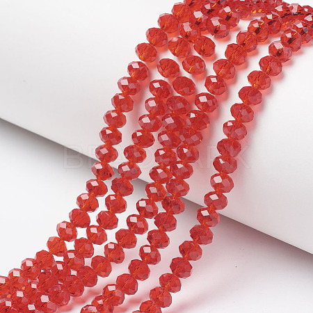 Glass Beads Strands EGLA-A034-T1mm-D01-1