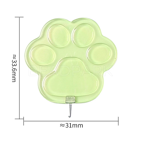 Cat Claw Shaped Plastic Needle Threaders SENE-PW0003-034F-1